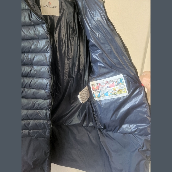 Moncler NWT Navy Blue Cereste Puffer Coat Sz Medium - Picture 13 of 16